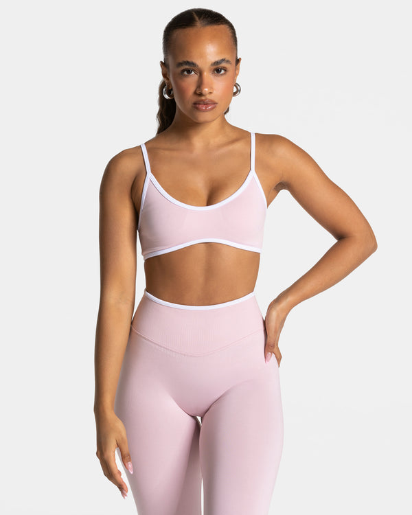 Brassière TEVEO Contrastline - Rose Claire
